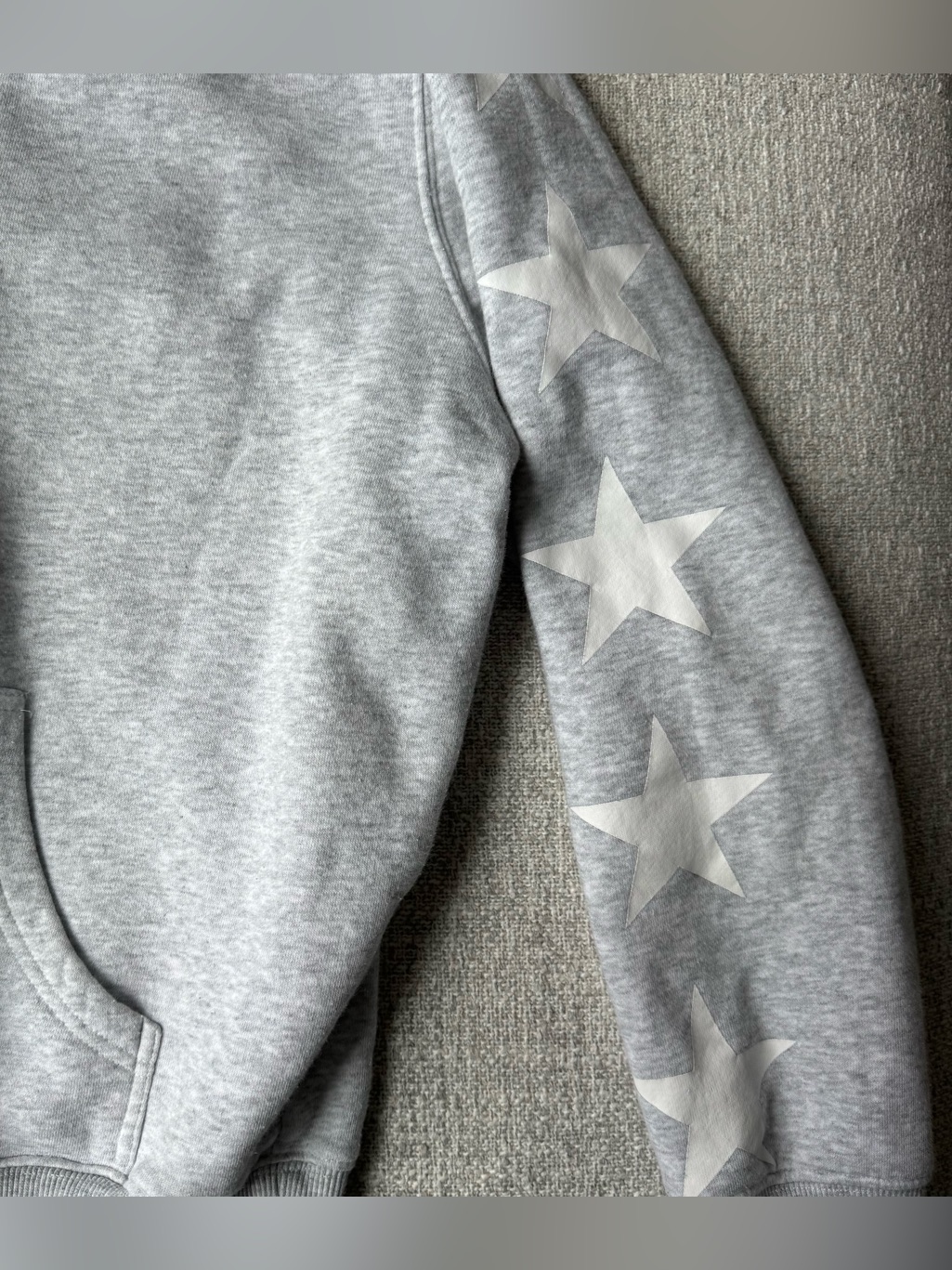 Starfit Gray Star Side Hoodie Size Small — image 6 of 8